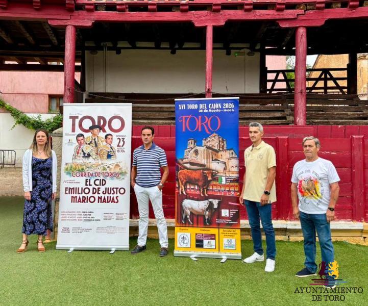 El Cid, Emilio de Justo y Mario Navas protagonizar&aacute;n la gran corrida de la Feria de San Agust&iacute;n 2026 en Toro