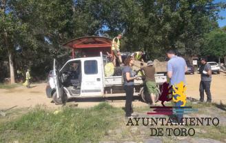 Jornada de limpieza en las riberas del Duero