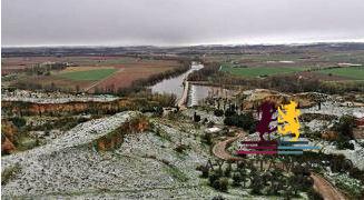 La nieve contribuye a que los toresanos permanezcan encerrados en sus casas
