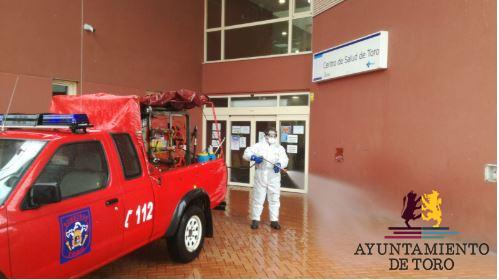 Los Bomberos de Toro realizan cerca de 15.000 desinfecciones desde el 19 de marzo