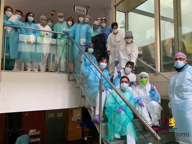 Los profesionales del equipo del Centro de Salud de Toro agradecen a Toro y a su Comarca la solidaridad y el apoyo que est&aacute;n rec