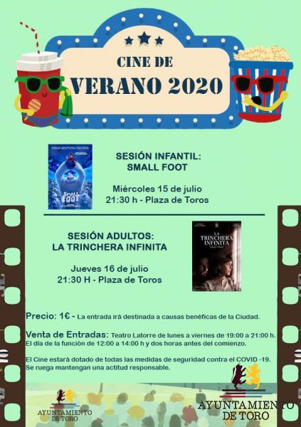 El Ayuntamiento retoma el ciclo de cine de verano que se traslada a la plaza de toros
