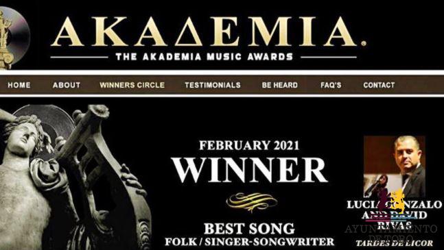 Los &ldquo;Akademia Awards&rdquo; reconocen con dos premios el talento de David Rivas