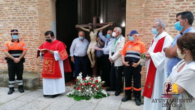 Toro honra al Cristo de las Batallas con misas en la ermita, pero sin procesi&oacute;n